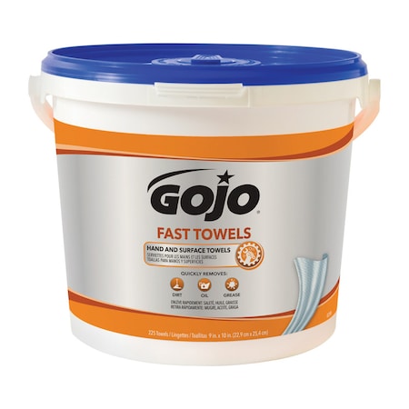 Gojo Gojo Fast Towels Citrus Scent Hand Wipes 6299-02